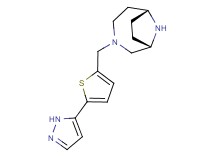 (1S*,6R*)-3-{[5-(1H-pyrazol-5-yl)-2-thienyl]methyl}-3,9-diazabicyclo[4.2.1]nonane
