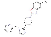 5-methyl-2-{4-[1-(pyridin-2-ylmethyl)-1H-imidazol-2-yl]piperidin-1-yl}-1,3-benzoxazole