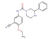 N-(3-cyano-4-ethoxyphenyl)-3-phenylpiperazine-1-carboxamide