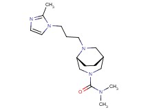 (1R*,5R*)-N,N-dimethyl-6-[3-(2-methyl-1H-imidazol-1-yl)propyl]-3,6-diazabicyclo[3.2.2]nonane-3-carboxamide