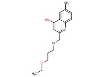 2-{[(3-ethoxypropyl)amino]methyl}-6-methylquinolin-4-ol