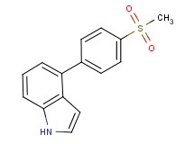 4-[4-(methylsulfonyl)phenyl]-1H-indole