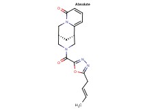 (1S)-3-({5-[(2E)-but-2-en-1-yl]-1,3,4-oxadiazol-2-yl}carbonyl)-1,2,3,4,5,6-hexahydro-8H-1,5-methanopyrido[1,2-a][1,5]diazocin-8-one