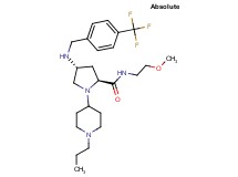 (4R)-N-(2-methoxyethyl)-1-(1-propyl-4-piperidinyl)-4-{[4-(trifluoromethyl)benzyl]amino}-L-prolinamide