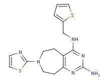 7-(1,3-thiazol-2-yl)-N~4~-(2-thienylmethyl)-6,7,8,9-tetrahydro-5H-pyrimido[4,5-d]azepine-2,4-diamine