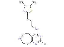 N-[3-(4,5-dimethyl-1,3-thiazol-2-yl)propyl]-6,7,8,9-tetrahydro-5H-pyrimido[4,5-d]azepin-4-amine dihydrochloride