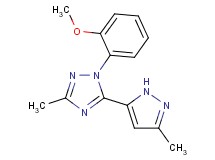 1-(2-methoxyphenyl)-3-methyl-5-(3-methyl-1H-pyrazol-5-yl)-1H-1,2,4-triazole