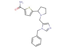 5-{1-[(1-benzyl-1H-imidazol-5-yl)methyl]-2-pyrrolidinyl}-2-thiophenecarboxamide