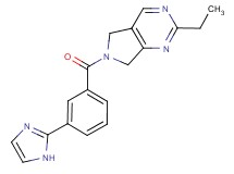 2-ethyl-6-[3-(1H-imidazol-2-yl)benzoyl]-6,7-dihydro-5H-pyrrolo[3,4-d]pyrimidine