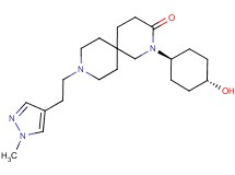 2-(trans-4-hydroxycyclohexyl)-9-[2-(1-methyl-1H-pyrazol-4-yl)ethyl]-2,9-diazaspiro[5.5]undecan-3-one
