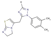3-{[1-(3,4-dimethylphenyl)-1H-1,2,4-triazol-5-yl]methyl}-5,6-dihydroimidazo[2,1-b][1,3]thiazole