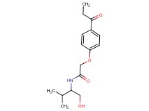 N-[1-(hydroxymethyl)-2-methylpropyl]-2-(4-propionylphenoxy)acetamide