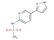 N-[5-(1H-pyrazol-3-yl)pyridin-2-yl]methanesulfonamide