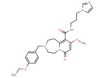 3-(4-ethoxybenzyl)-N-[3-(1H-imidazol-1-yl)propyl]-9-methoxy-7-oxo-1,2,3,4,5,7-hexahydropyrido[1,2-d][1,4]diazepine-10-carboxamide