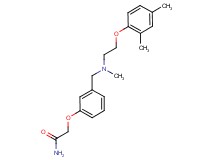 2-(3-{[[2-(2,4-dimethylphenoxy)ethyl](methyl)amino]methyl}phenoxy)acetamide