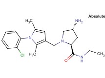 (2S,4R)-4-amino-1-{[1-(2-chlorophenyl)-2,5-dimethyl-1H-pyrrol-3-yl]methyl}-N-ethylpyrrolidine-2-carboxamide