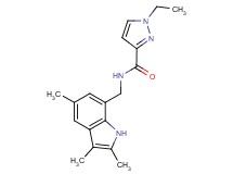 1-ethyl-N-[(2,3,5-trimethyl-1H-indol-7-yl)methyl]-1H-pyrazole-3-carboxamide
