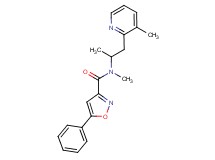N-methyl-N-[1-methyl-2-(3-methylpyridin-2-yl)ethyl]-5-phenylisoxazole-3-carboxamide