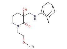 3-[(2-adamantylamino)methyl]-3-hydroxy-1-(2-methoxyethyl)-2-piperidinone