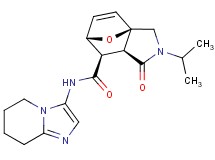 (3aR*,6S*,7R*,7aS*)-2-isopropyl-1-oxo-N-(5,6,7,8-tetrahydroimidazo[1,2-a]pyridin-3-yl)-1,2,3,6,7,7a-hexahydro-3a,6-epoxyisoindole-7-carboxamide