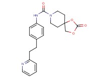 2-oxo-N-[4-(2-pyridin-2-ylethyl)phenyl]-1,3-dioxa-8-azaspiro[4.5]decane-8-carboxamide