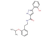 3-(2-hydroxyphenyl)-N-[2-(2-isopropoxyphenyl)ethyl]-1H-pyrazole-5-carboxamide