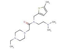 N-[2-(dimethylamino)ethyl]-2-(4-ethylpiperazin-1-yl)-N-[(5-methyl-2-thienyl)methyl]acetamide