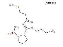 (2S)-2-{1-butyl-3-[2-(methylthio)ethyl]-1H-1,2,4-triazol-5-yl}pyrrolidine-1-carboxamide