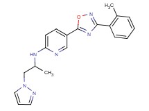 5-[3-(2-methylphenyl)-1,2,4-oxadiazol-5-yl]-N-[1-methyl-2-(1H-pyrazol-1-yl)ethyl]-2-pyridinamine