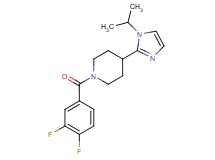 1-(3,4-difluorobenzoyl)-4-(1-isopropyl-1H-imidazol-2-yl)piperidine