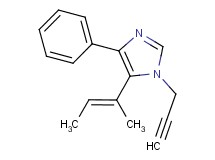 5-[(1E)-1-methylprop-1-en-1-yl]-4-phenyl-1-prop-2-yn-1-yl-1H-imidazole