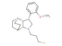 (3R*,3aR*,7aR*)-1-(3-fluoropropyl)-3-(2-methoxyphenyl)octahydro-4,7-ethanopyrrolo[3,2-b]pyridine