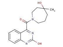 4-[(4-hydroxy-4-methyl-1-azepanyl)carbonyl]-2-quinazolinol