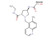 (4R)-N-ethyl-4-(glycoloylamino)-1-[(6-methylquinolin-5-yl)methyl]-L-prolinamide