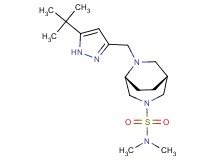 (1R*,5R*)-6-[(5-tert-butyl-1H-pyrazol-3-yl)methyl]-N,N-dimethyl-3,6-diazabicyclo[3.2.2]nonane-3-sulfonamide