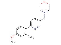 4-{[6-(4-methoxy-2-methylphenyl)pyridin-3-yl]methyl}morpholine