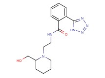 N-{2-[2-(hydroxymethyl)piperidin-1-yl]ethyl}-2-(1H-tetrazol-5-yl)benzamide