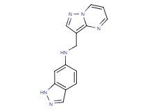 N-(pyrazolo[1,5-a]pyrimidin-3-ylmethyl)-1H-indazol-6-amine