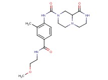 N-(4-{[(2-methoxyethyl)amino]carbonyl}-2-methylphenyl)-9-oxooctahydro-2H-pyrazino[1,2-a]pyrazine-2-carboxamide