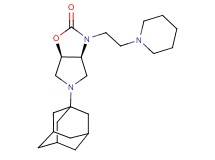 (3aS*,6aR*)-5-(1-adamantyl)-3-[2-(1-piperidinyl)ethyl]hexahydro-2H-pyrrolo[3,4-d][1,3]oxazol-2-one