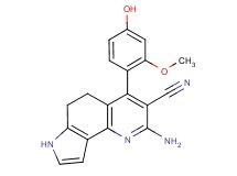 2-amino-4-(4-hydroxy-2-methoxyphenyl)-6,7-dihydro-5H-pyrrolo[2,3-h]quinoline-3-carbonitrile