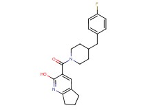 3-{[4-(4-fluorobenzyl)-1-piperidinyl]carbonyl}-6,7-dihydro-5H-cyclopenta[b]pyridin-2-ol
