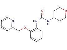 N-[2-(pyridin-2-ylmethoxy)phenyl]-N'-(tetrahydro-2H-pyran-4-yl)urea