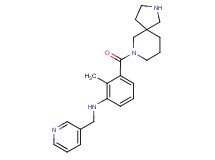 3-(2,7-diazaspiro[4.5]dec-7-ylcarbonyl)-2-methyl-N-(pyridin-3-ylmethyl)aniline