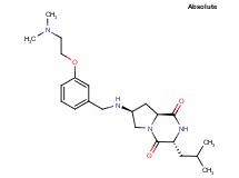 (3R,7S,8aS)-7-({3-[2-(dimethylamino)ethoxy]benzyl}amino)-3-isobutylhexahydropyrrolo[1,2-a]pyrazine-1,4-dione