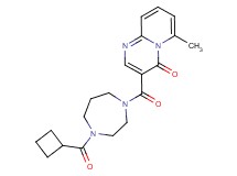 3-{[4-(cyclobutylcarbonyl)-1,4-diazepan-1-yl]carbonyl}-6-methyl-4H-pyrido[1,2-a]pyrimidin-4-one