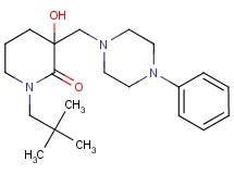 1-(2,2-dimethylpropyl)-3-hydroxy-3-[(4-phenyl-1-piperazinyl)methyl]-2-piperidinone