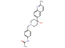 N-(4-{[4-hydroxy-4-(2-methylquinolin-6-yl)piperidin-1-yl]methyl}phenyl)acetamide
