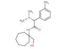 2-(dimethylamino)-N-[1-(hydroxymethyl)cycloheptyl]-2-(3-methylphenyl)acetamide