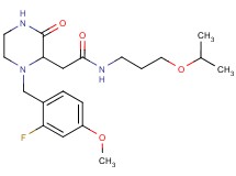 2-[1-(2-fluoro-4-methoxybenzyl)-3-oxo-2-piperazinyl]-N-(3-isopropoxypropyl)acetamide